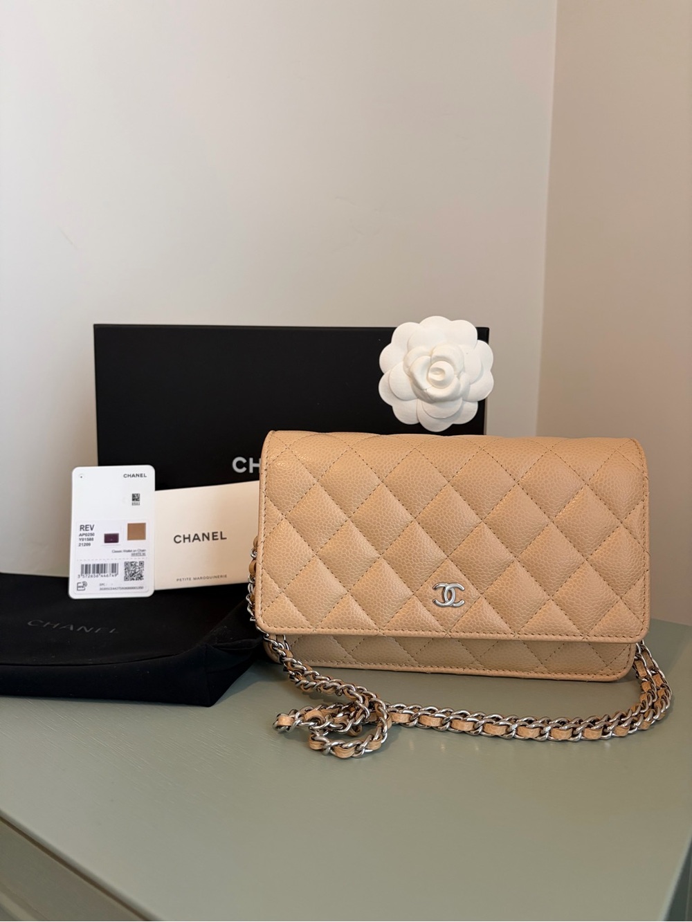 Beige Chanel WOC